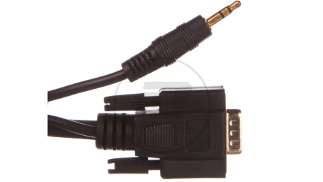 Kabel monitorowy VGA D-Sub(15-pin) Full HD SVGA + Jack 3,5mm 3m 93969