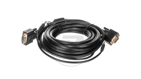 Kabel monitorowy VGA D-Sub(15-pin) Full HD SVGA + Jack 3,5mm 5m 93970
