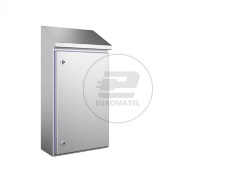 Kompaktowa obudowa HD, 1.4301, SxWxG 390x650x210 mm, wysokość z tyłu 769mm