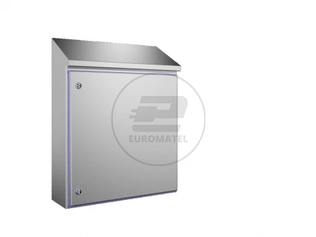 Kompaktowa obudowa HD, 1.4301, SxWxG 610x650x210 mm, wysokość z tyłu 769mm