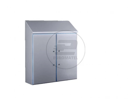 Kompaktowa obudowa HD, 1.4301, SxWxG 1010x1250x400 mm, wysokość z tyłu 1477 mm