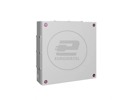 Skrzynka zaciskowa KX, z płytą kołnierzową, SxWxG 400x400x120 mm