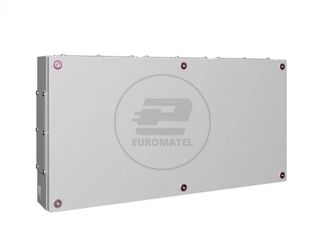 Skrzynka zaciskowa KX, z płytą kołnierzową, SxWxG 800x400x120 mm