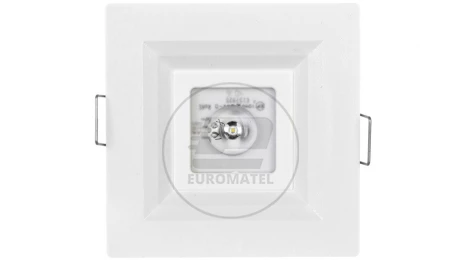 Oprawa awaryjna LOVATO P ECO LED 1W 120lm (opt. otwarta) 1h jednozadaniowa biała LVPO/1W/E/1/SE/X/WH