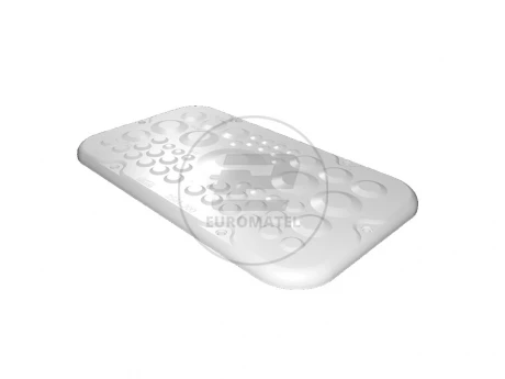 SZ Płyty kołnierzowe z tworzywa sztucznego, do AX, z membranami, SxG: 256x149 mm