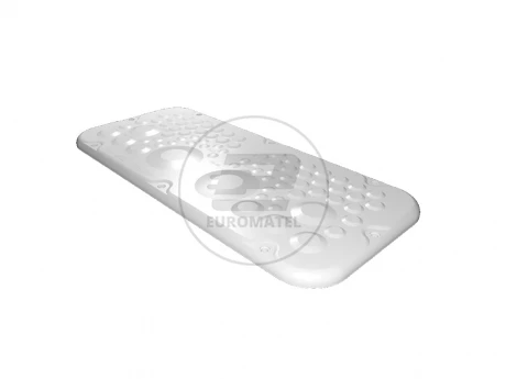 SZ Płyty kołnierzowe z tworzywa sztucznego, do AX, z membranami, SxG: 339x149 mm