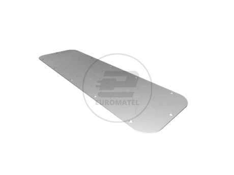Metalowe płyty kołnierzowe z wytłoczeniem metrycznym, do AX, Rozmiar 4, SxG 534x
