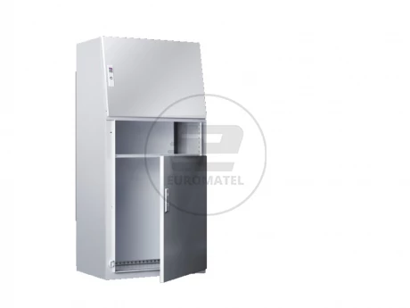 TP Pulpit uniwersalny, SxWxG: 600x1300x500 mm, blacha stalowa, Z niskimi drzwiam