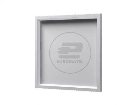 Tablica obsługi, SxWxG 597x597x36mm, do montażu zewnętrznego w AX zamiast drzwi