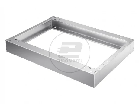 TP Cokół, kompletny do pulpitów stojących, SxWxG: 1200x100x400 mm, stal nierdzew