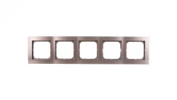 AS Ramka pięciokrotna satyna light R-5G/45
