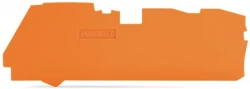 Ścianka końcowa 1mm do złączek 3-przewodowych pomarańczowa 2116-1392 /25szt./