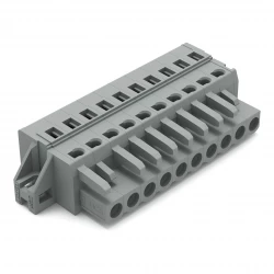 Gniazdo MCS-MIDI Classic 10-biegunowe szare raster 5mm 231-110/031-000 /25szt./