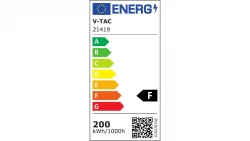 Projektor LED SMD 200W 16500lm 6400K Dioda IP65 Czarny SAMSUNG 5 Lat Gwarancji 21419