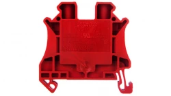 Złączka szynowa przepustowe 2-przewodowa 10mm2 czerwona Ex UT 10 RD 3046304