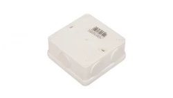 Puszka n/t odgałęźna ze złączką 75x75mm IP56 biała PON568080ZZL