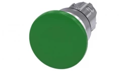 Napęd przycisku grzybkowego 22mm zielony 40 mm z samopowotem metalowy IP689k SIRIUS ACT 3SU1050-1BD40-0AA0