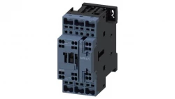 Stycznik AC-3 25 A, 11 kW / 400 V 1 NO + 1 NC, 230 V AC, 50 / 60 Hz, 3-pole, Size S0, Spring-type terminal 3RT2026-2AL20