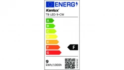 Świetlówka LED T8 G13 600lm T8 LED 9-CW 900lm 6500K barwa zimna 37631