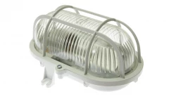 Oprawa kanałowa owal siatka plastik 100W 10/1 b. ,p.10 poliwęglan D.3155P