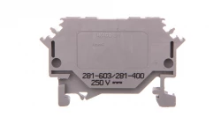Złączka diodowa 2-przewodowa 4mm2 szara 281-603/281-400 /50szt./