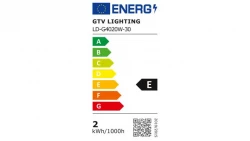 Żarówka LED, SMD 2835, G4, 2W, 220lm, 3000K, 12 V DC, KĄT ŚWIECENIA 180*