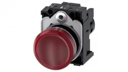 SIRIUS ACT LAMPKA SYGNALIZACYJNA KOMPAKTOWA, 22MM, OKRĄGŁA, TWORZYWO, ZIELONA, Z SOCZEWKĄ, GŁADKA, Z UCHWYTE 3SU1201-6AB40-1AA0