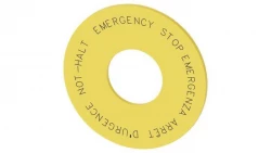 Etykieta samoprzylepna 12,5x27mm srebrna czarna inskrypcja /Foult/ SIRIUS ACT 3SU1900-0AC81-0EC0 /10szt./