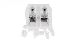 Złączka szynowa przelotowa 2‑przewodowa 10mm2 biały ZUG-G10 A11-0202