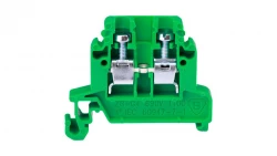 Złączka szynowa przelotowa 2‑przewodowa 4mm2 zielony ZG-G4 A11-8205