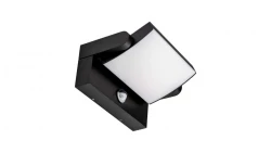 Oprawa elewacyjna LED 17W 2580lm 4000K czujnik regulowana Czarny kwadrat 2941