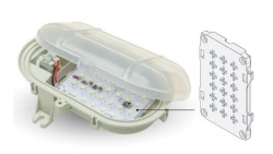 Oprawa kanałowa Owal LED Slim 5W 4000K IP44 230V barwa naturalna D.3165-BN-5W