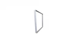 Rama montażowa do panelu LED 600x600 zatrzaskowa aluminium biała EC79026