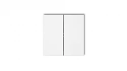 Klawisze podwójne do łączników DECO, FLEXI, MINI (komplet dwóch sztuk) biały DKL-2