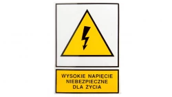 Tabliczka /znak ostrzegawczy/ TZO 148X210S W.N.N.D.Z. E04TZ-01011140400 /10szt./