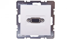 Gniazdo VGA snieznobialy 3315411909