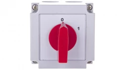Łącznik krzywkowy 0-1 1P 10A w obudowie 4G10-90-PK R012