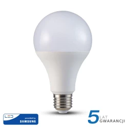 Żarówka LED VT-298 SAMSUNG CHIP 18W E27 A80 4000K 2000lm A+ 200st. 127