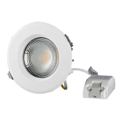 Oprawa 20W LED V-TAC COB Downlight Okrągły A++ 120lm/W VT-26201 3000K 2400lm