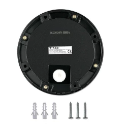 Oprawa Schodowa LED VT-1142 2W 4000K 60lm Okrągły Czarny 1316