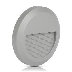 Oprawa Schodowa LED VT-1142 2W 4000K 60lm Okrągły Szary 1318