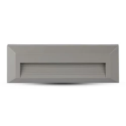 Oprawa Schodowa 3W LED V-TAC Szary Prostokąt 230V IP65 VT-1162 4000K 110lm