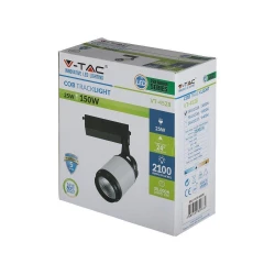 Oprawa Track Light LED V-TAC 25W 24st Czarny Biały VT-4528 6400K 2100lm