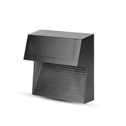 Oprawa Ścienna Elewacyjna 3W LED V-TAC Czarny Kwadrat 230V IP65 VT-1172 3000K 210lm