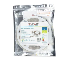 Taśma LED V-TAC SMD5050 600LED 24V IP65 RĘKAW VT-5050 3000K 500lm