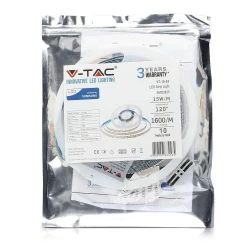 Taśma LED V-TAC SAMSUNG CHIP 2835 1200LED 24V IP20 10mb 15W/m VT-2835 4000K 1600lm 3 Lata Gwarancji