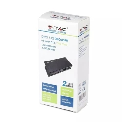 Sterownik Taśm LED DMX512 180W-360W 12V-24V V-TAC VT-DMX512