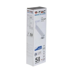 Oprawa 15W LED V-TAC Track Light SAMSUNG CHIP CRI90+ Biała VT-415 4000K 1200lm 5 Lat Gwarancji