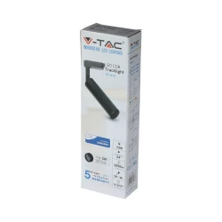 Oprawa 15W LED V-TAC Track Light SAMSUNG CHIP CRI90+ Czarna VT-415 3000K 1200lm 5 Lat Gwarancji