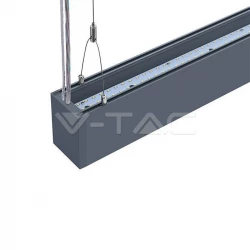 Oprawa V-TAC LED Linear SAMSUNG CHIP 60W Góra/Dół Do łączenia Zwieszana Srebrna 120cm VT-7-60 4000K 6000lm 5 Lat Gwarancji